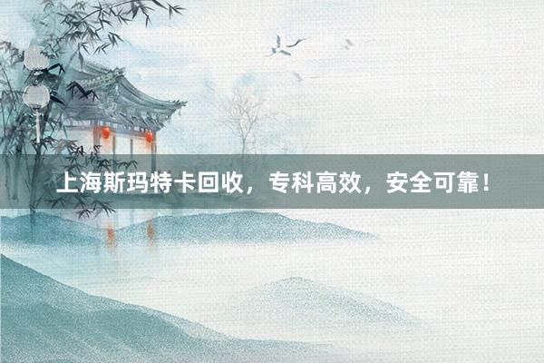 上海斯玛特卡回收，专科高效，安全可靠！