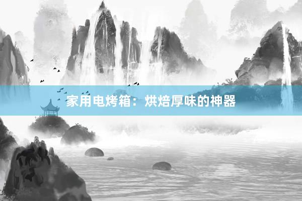 家用电烤箱：烘焙厚味的神器
